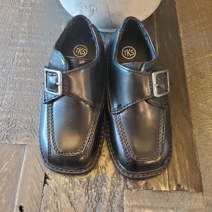 🆕️NWOB TKS Black Dress Shoes Toddler Size 7